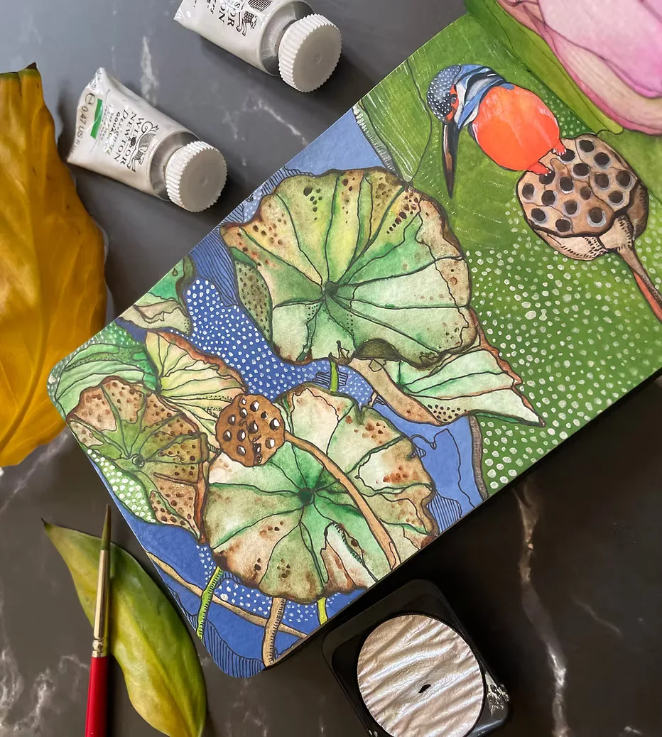 Watercolor Artist in Dubai for Hotels and Custom Gifts