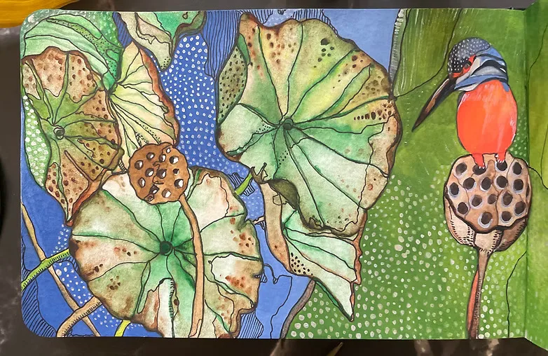 Watercolor Artist in Dubai for Custom Home & Restaurant Art