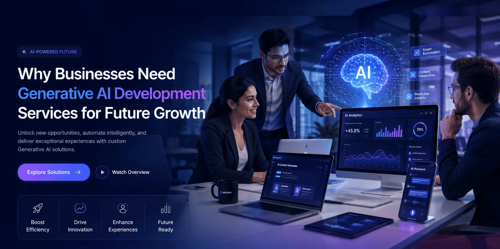 Why Businesses Need Generative AI Development Services for Future Growth