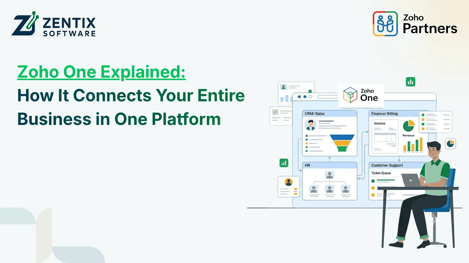 Connects Your Entire Business in One Platform: Zoho One