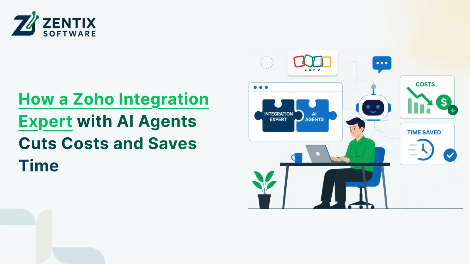 How Zoho Integration Experts Use AI Agents to Reduce Costs and Save Time