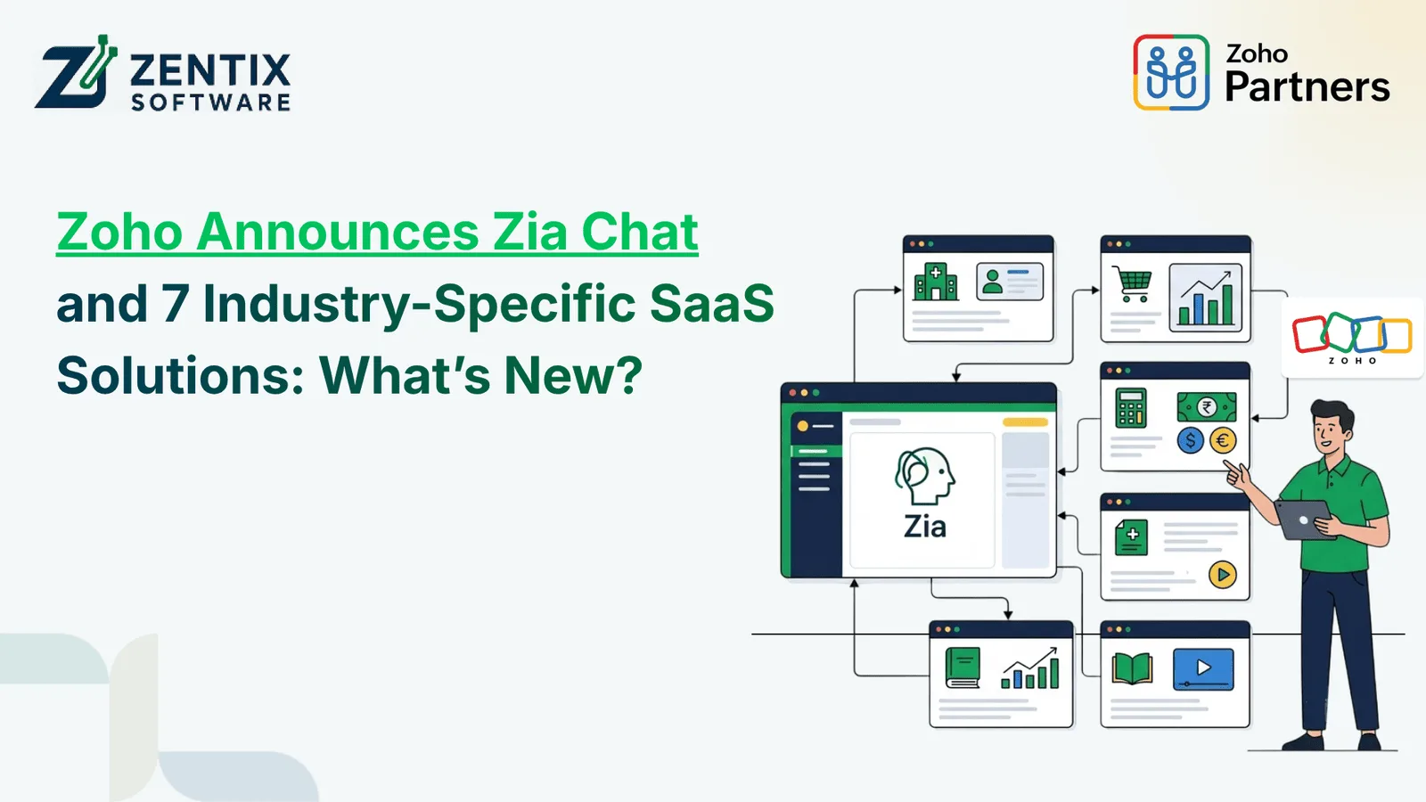 Zoho Zia Chat and Vertical SaaS Solutions: What Businesses Should Know