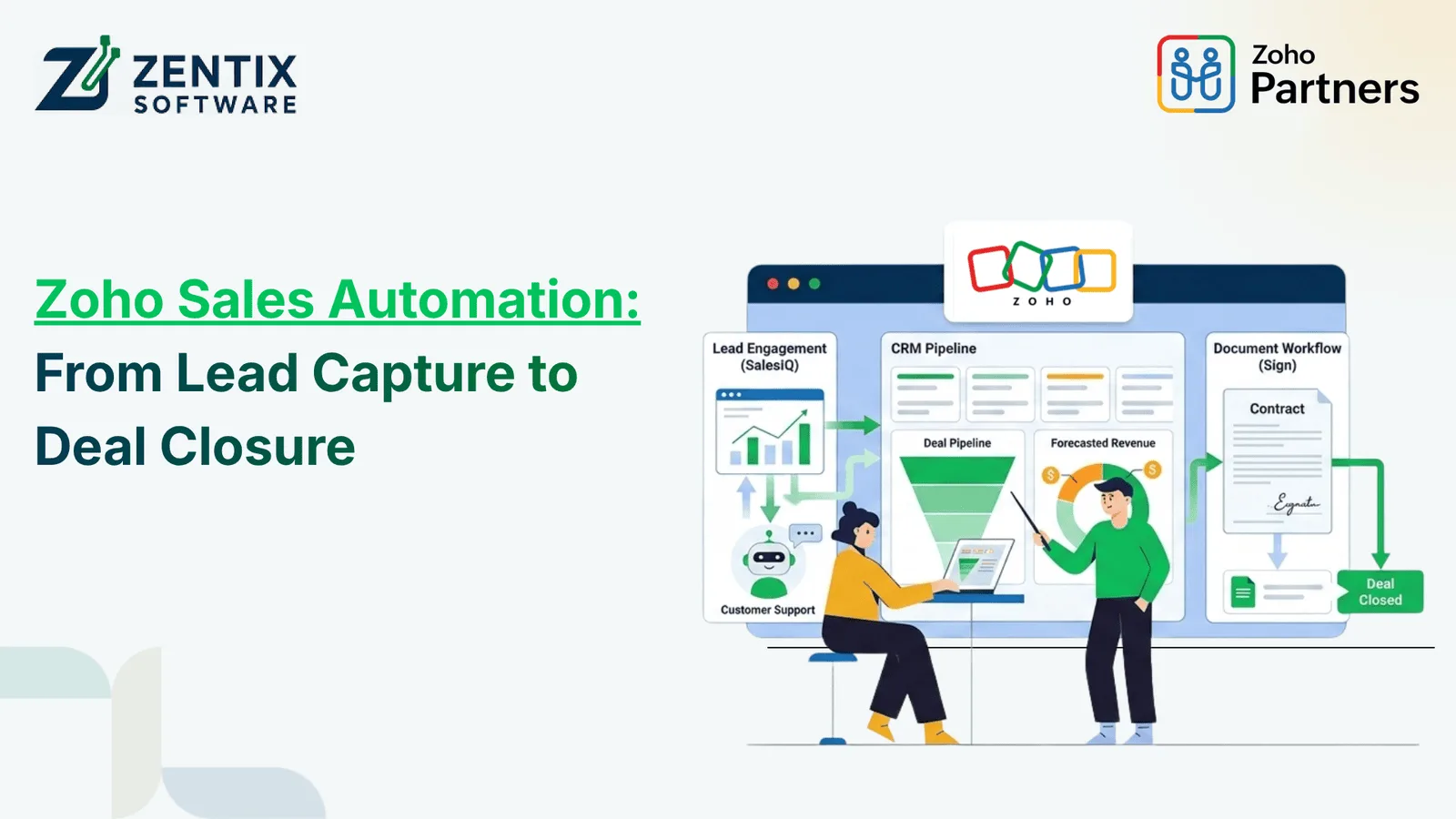 Zoho Sales Automation: Streamline the Journey from Lead to Deal