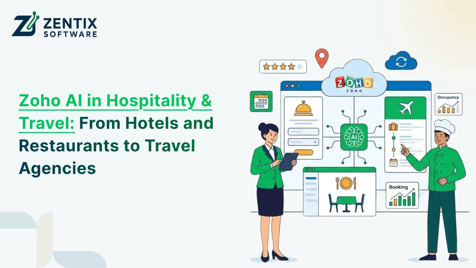 Zoho AI in Hospitality & Travel for Hotels and Agencies