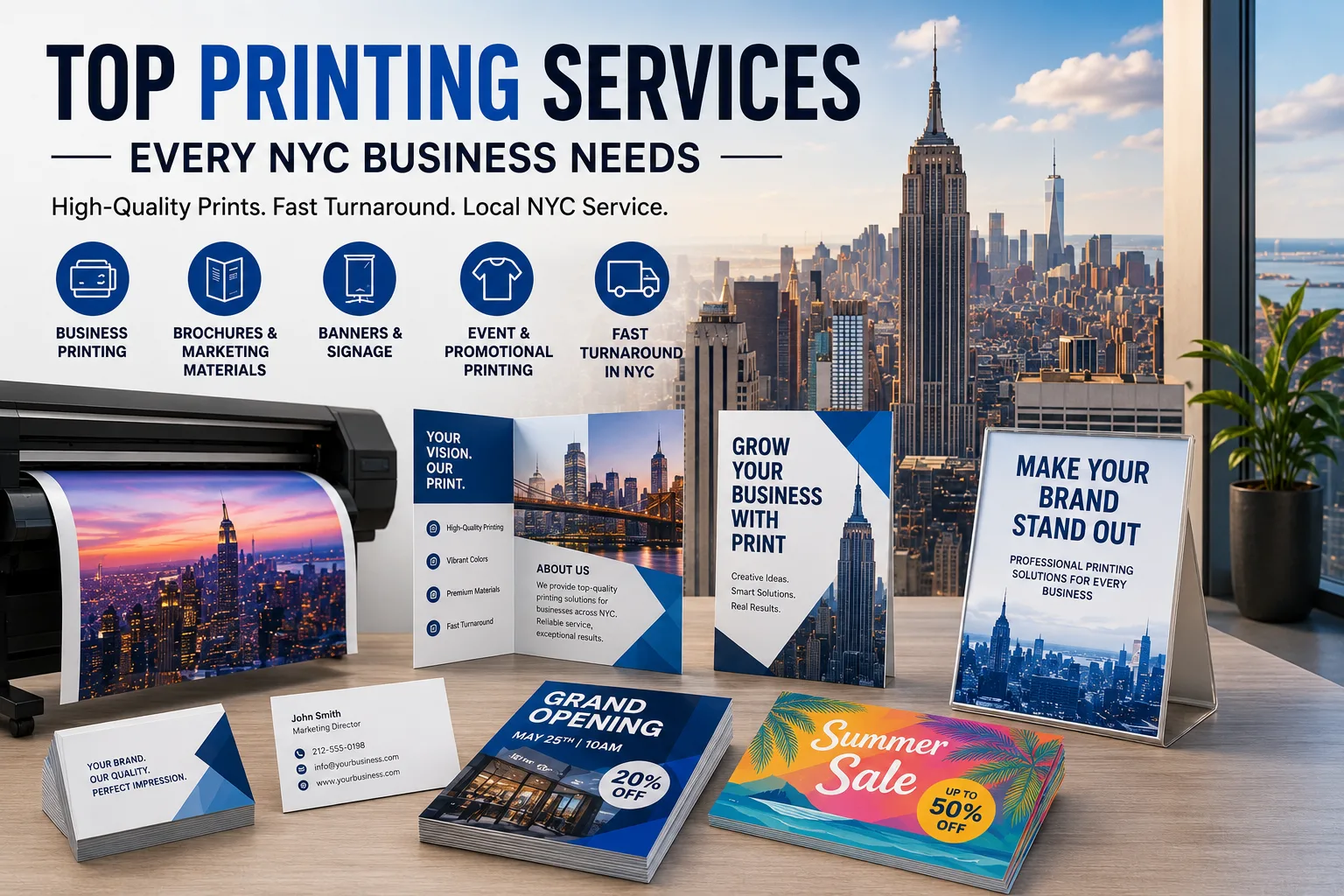 Top Printing Services Every NYC Business Needs | Print Standard Point