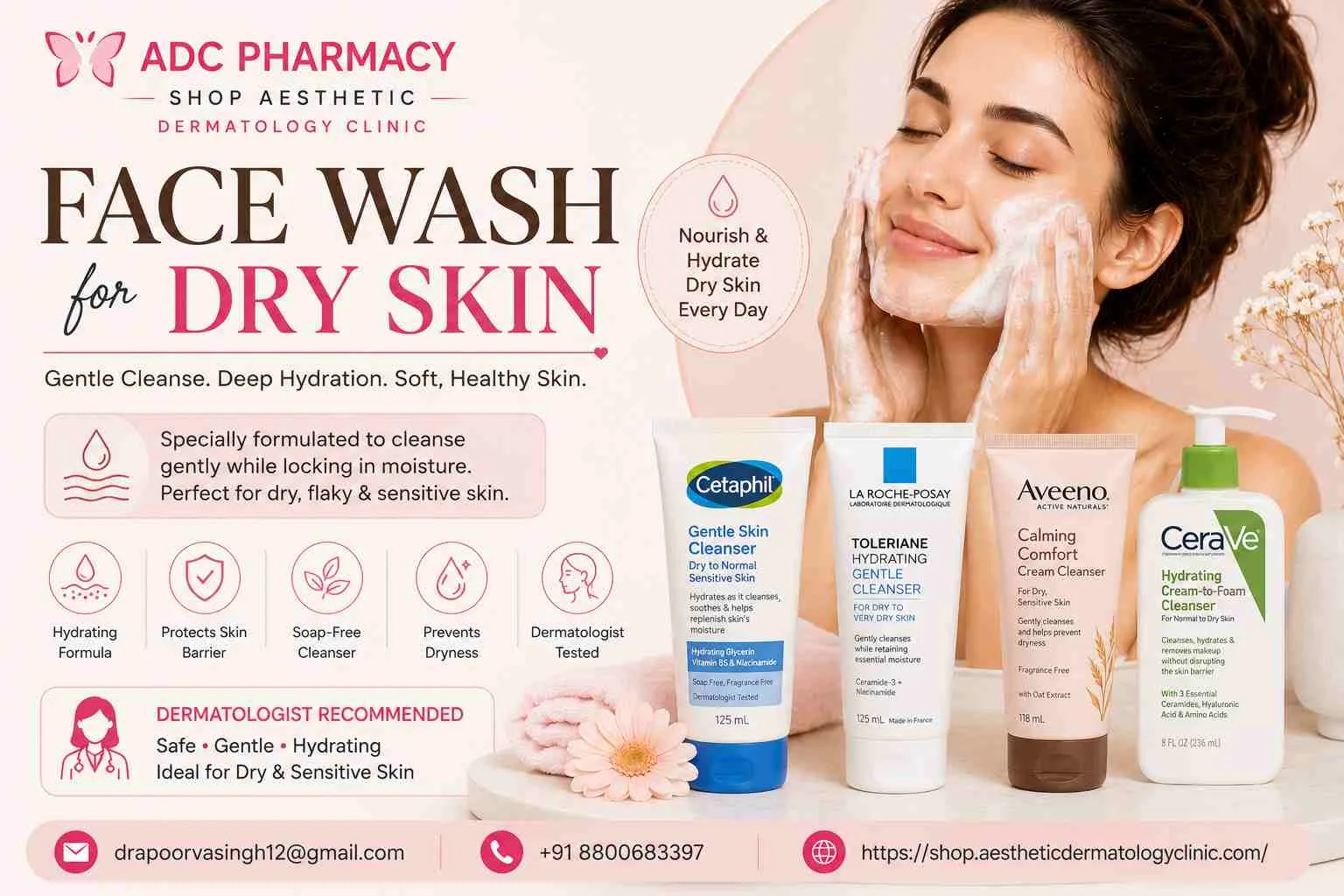 Face Wash for Dry Skin | Shop Aesthetic Dermatology Clinic