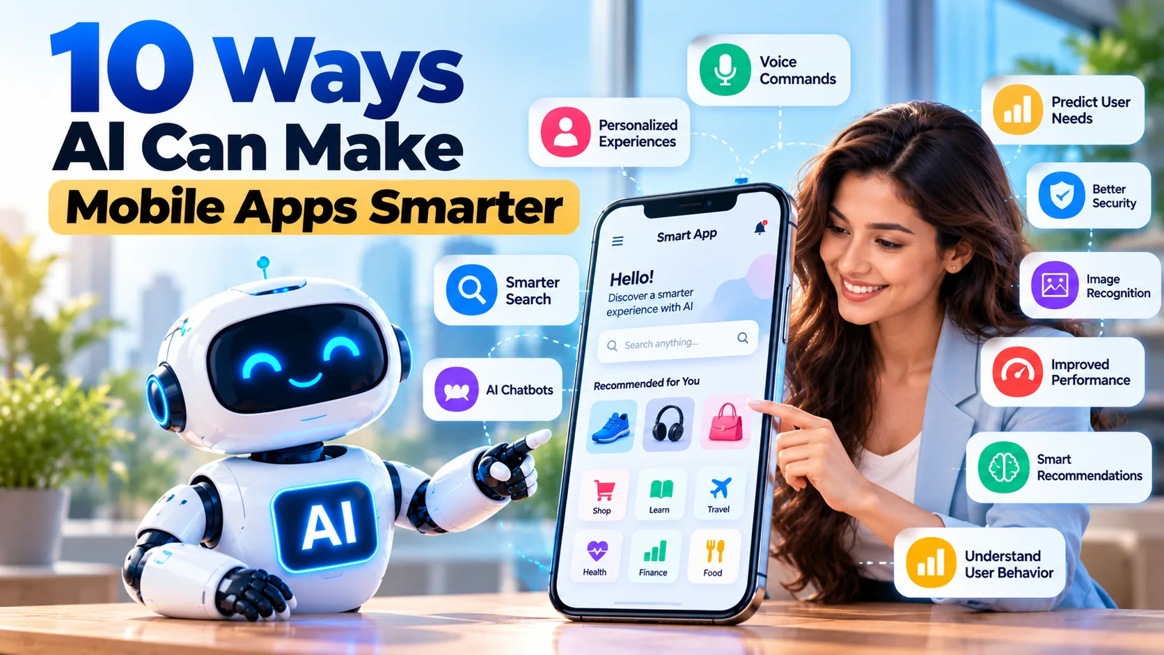 10 Ways AI Can Make Mobile Apps Smarter