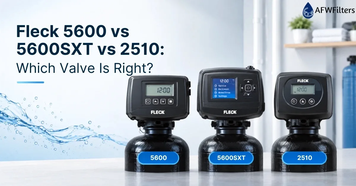 Fleck 5600, 5600SXT, or 2510: Which Valve Fits Your Home?