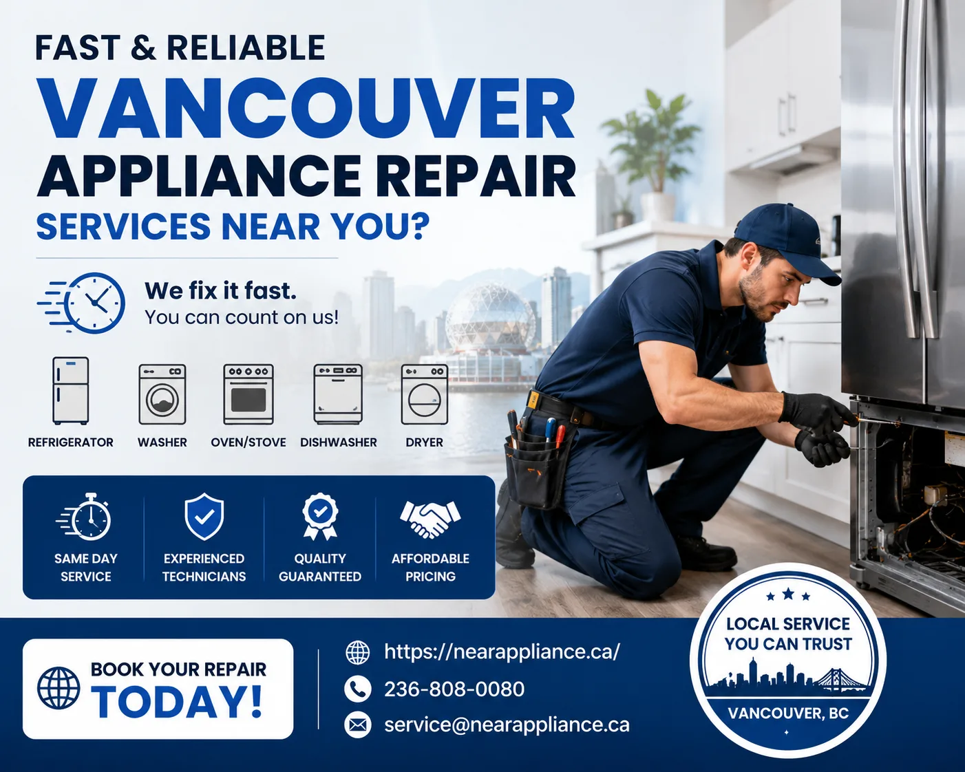 Looking for Fast & Reliable Vancouver Appliance Repair Services Near You?