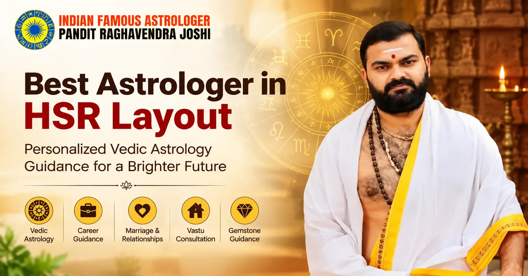 Best Astrologer in HSR Layout: Raghavendra Joshi’s Approach to Vedic Guidance