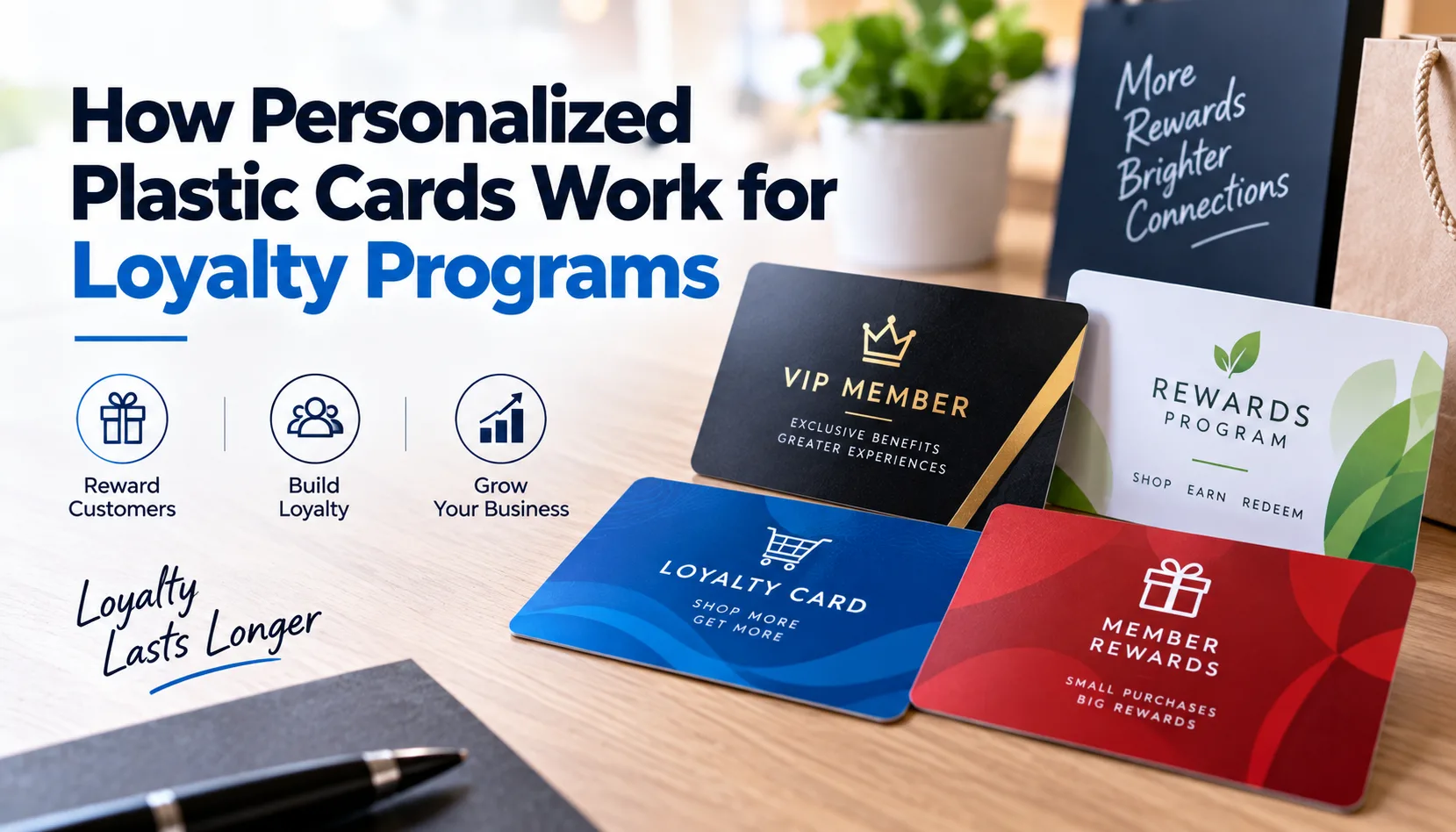 How Personalized Plastic Cards Work for Loyalty Programs