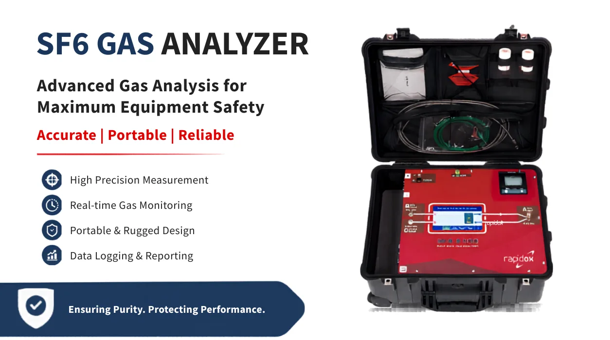 SF6 Gas Analyzer - Portable and Pump Back Type