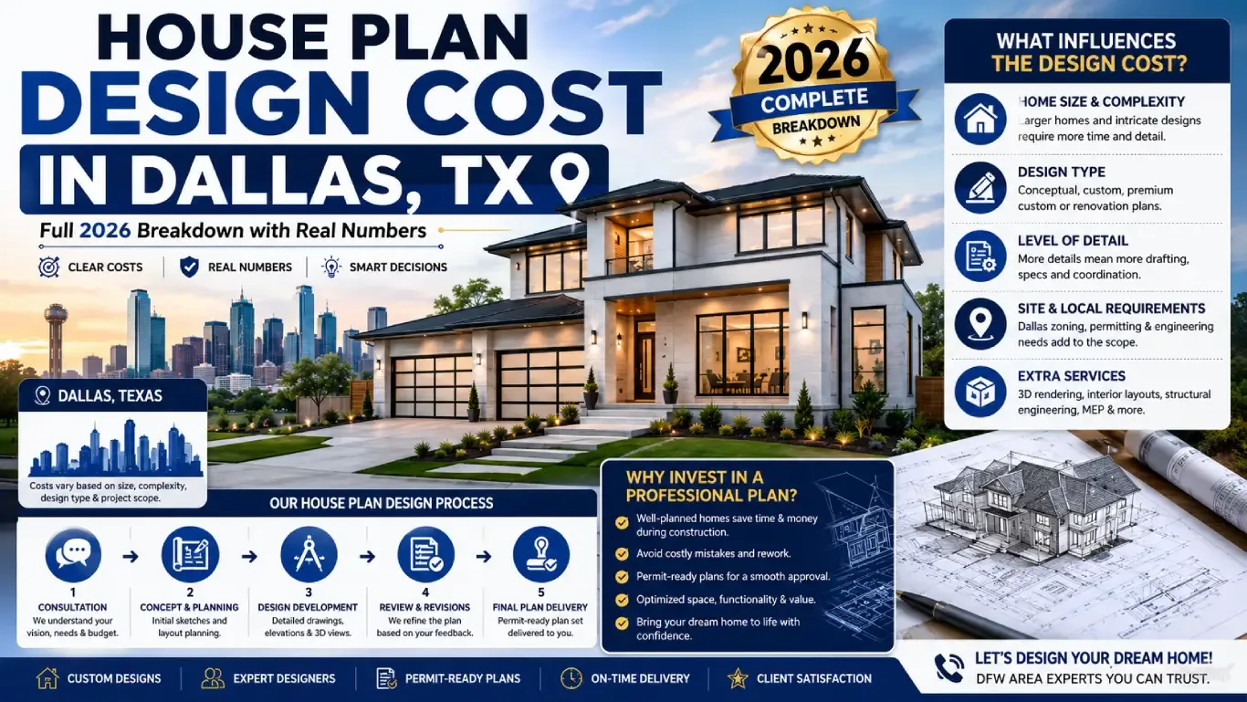 How Much Does It Cost to Hire an Architect in Dallas TX? (2026 Pricing Guide)