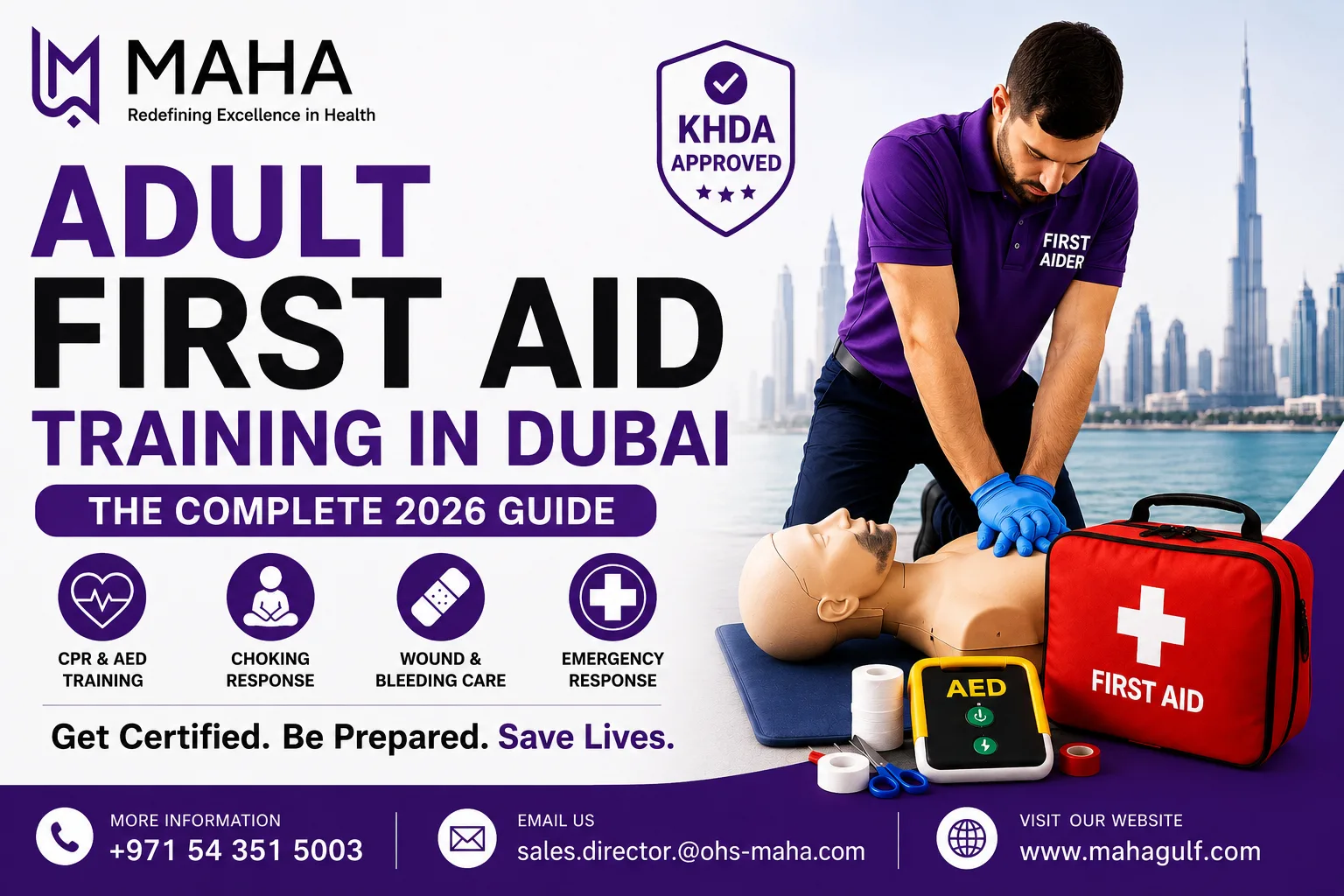 KHDA Approved Adult First Aid Training in Dubai, UAE | Certification, Benefits & Course Guide