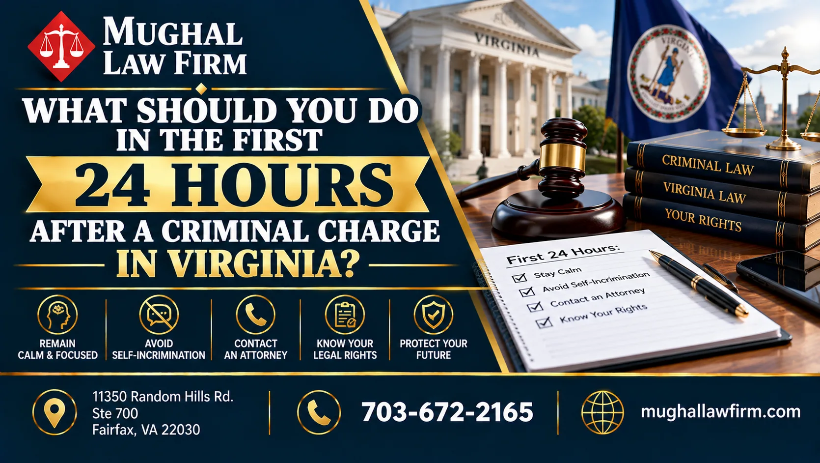 What Should You Do in the First 24 Hours After a Criminal Charge in Virginia?