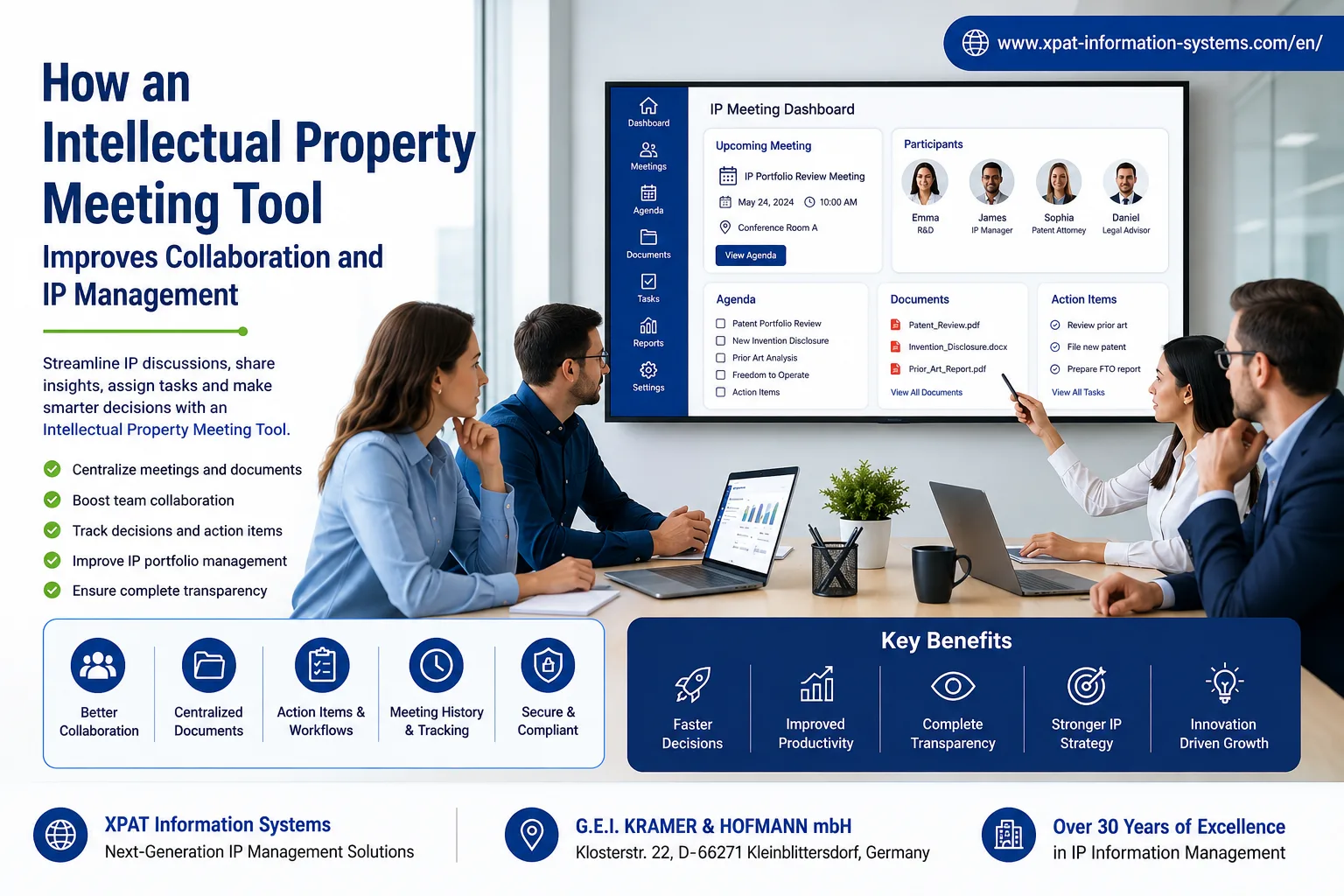 How an Intellectual Property Meeting Tool Improves Collaboration and IP Management