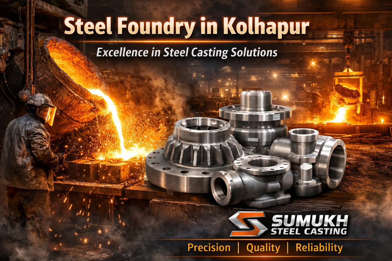 Steel Foundry in Kolhapur - Sumukh Steel Casting  Industry