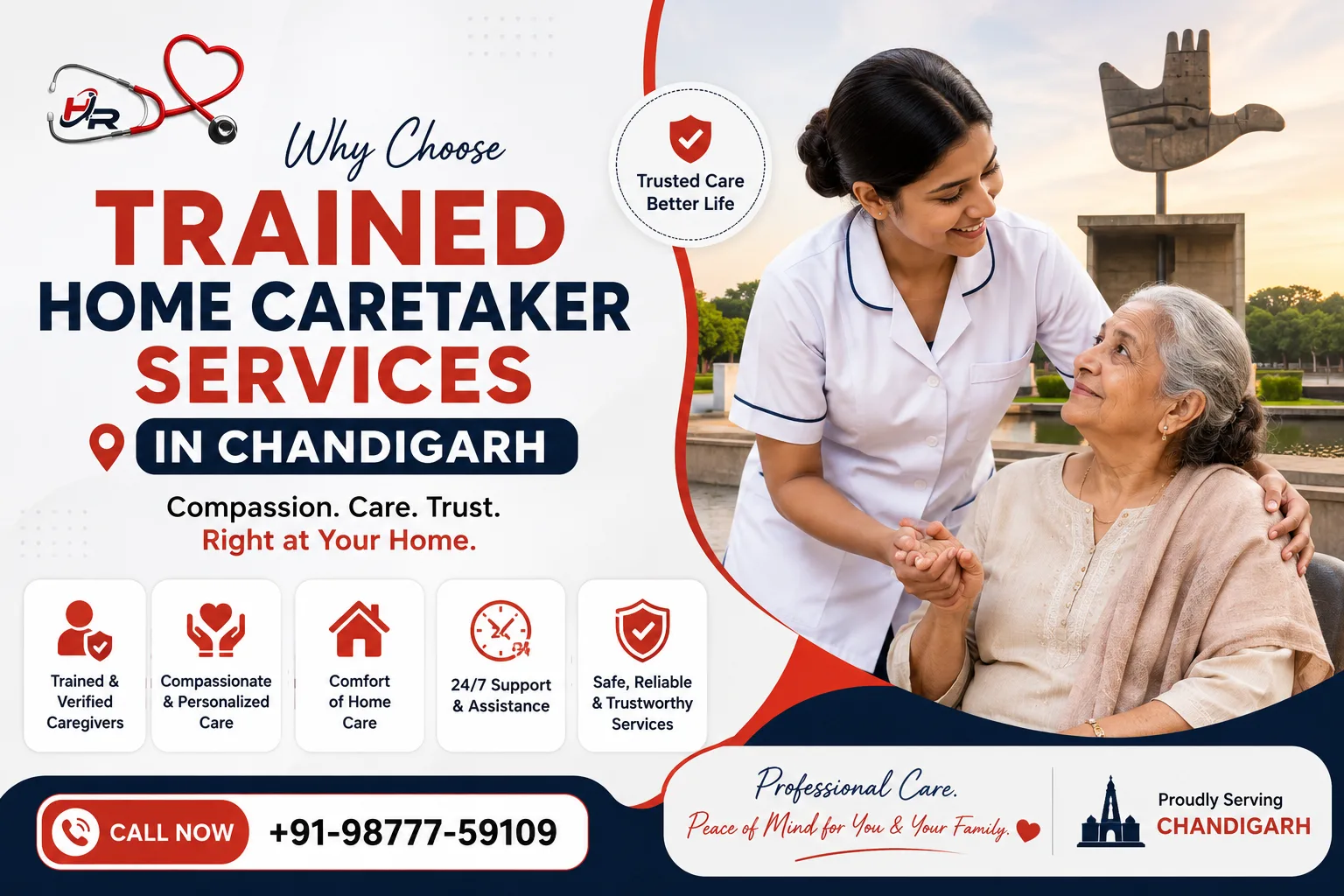 Why Choose Trained Home Caretaker Services in Chandigarh?