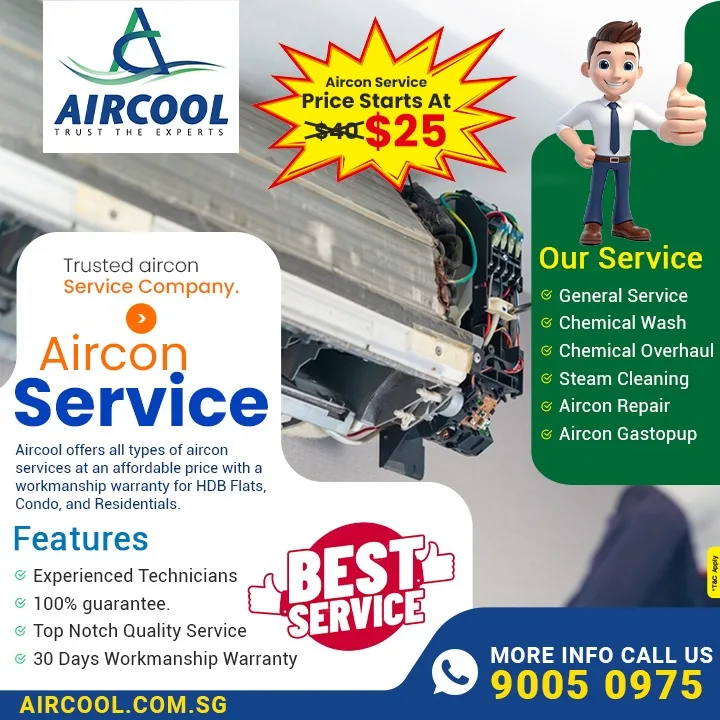 What Is Included in AC Servicing in Singapore?