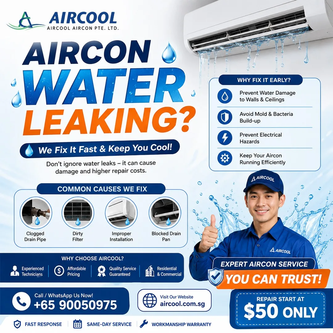 Aircon Water Leaking Repair Guide