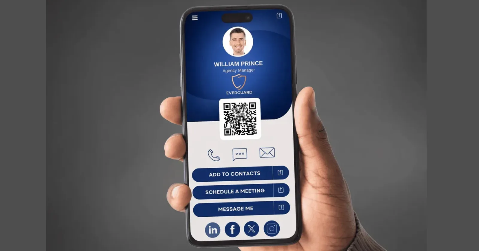 Digital Business Card for Insurance Agents – Free Forever