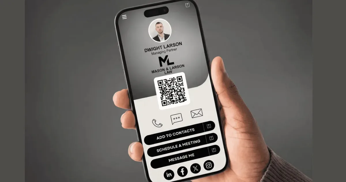 The Benefits of Using a Digital Contact Card for Consultants