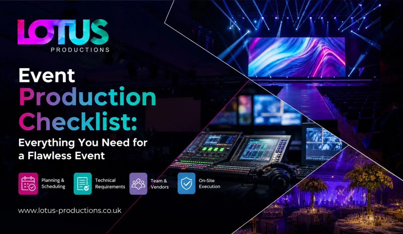 Event Production Checklist: Everything You Need for a Flawless Event