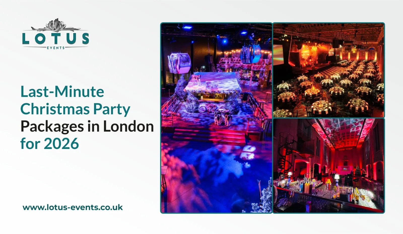 Last-Minute Christmas Party Packages in London for 2026