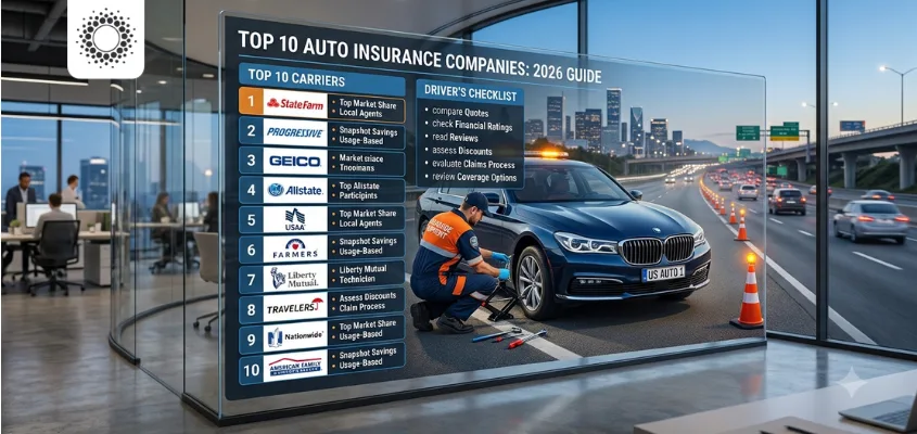 Top 10 Auto Insurance Companies in the USA: A Guide for Drivers and Insurers