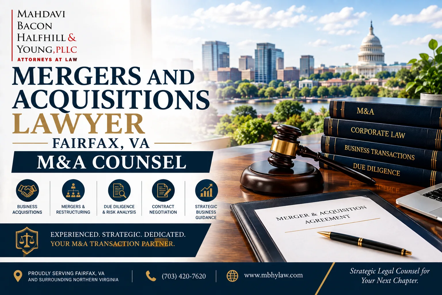 Mergers and Acquisitions Lawyer Fairfax, VA | M&A Counsel