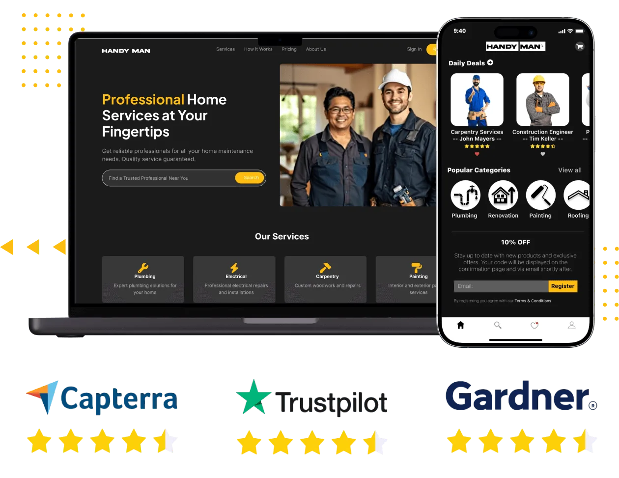 Handyman App Like Uber: How It Works, Features, Business Model & Development