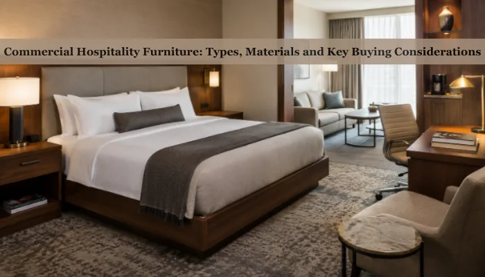 Commercial Hospitality Furniture: Types, Materials, and Key Buying Considerations