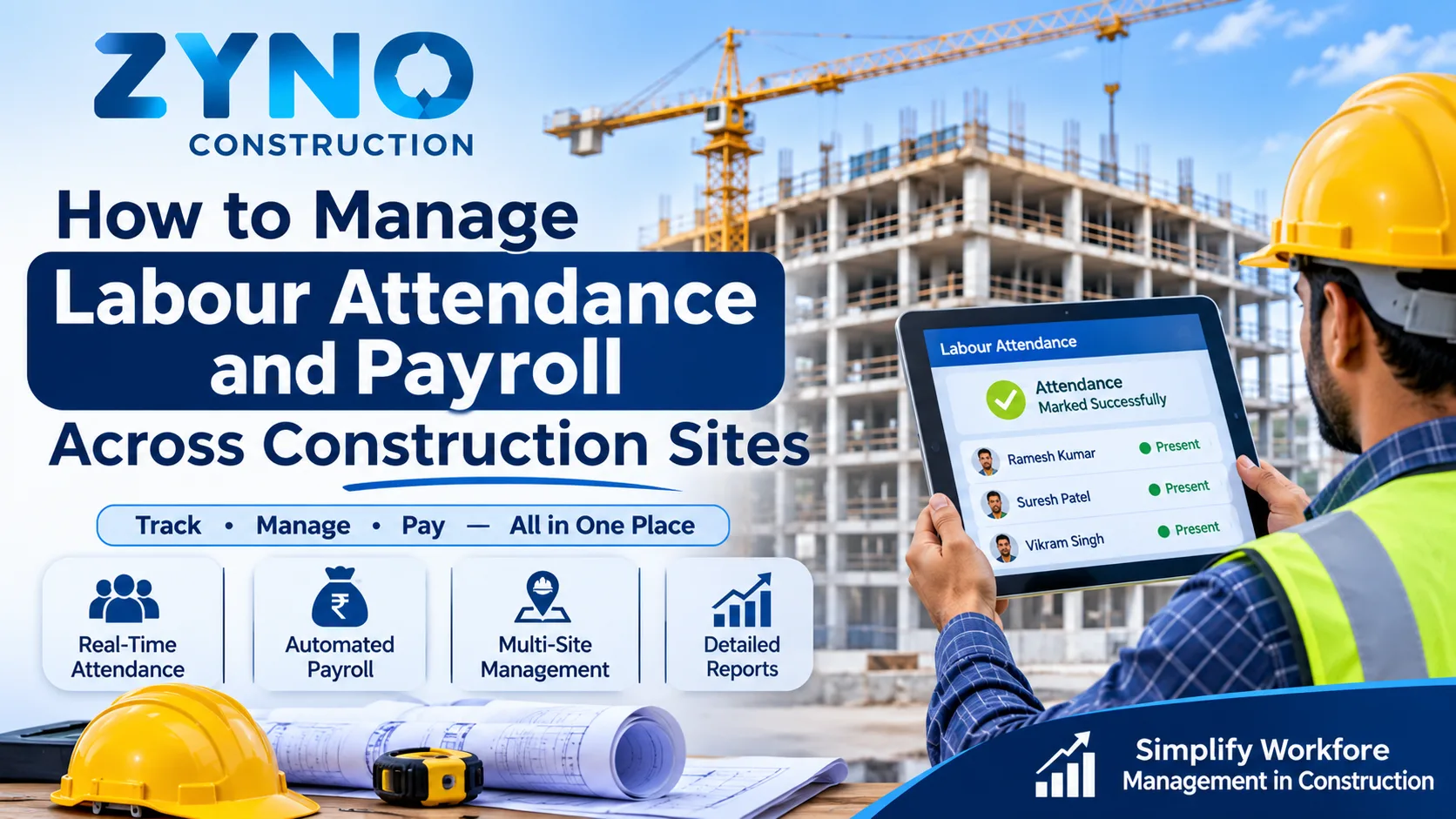 How to Manage Labour Attendance and Payroll Across Construction Sites