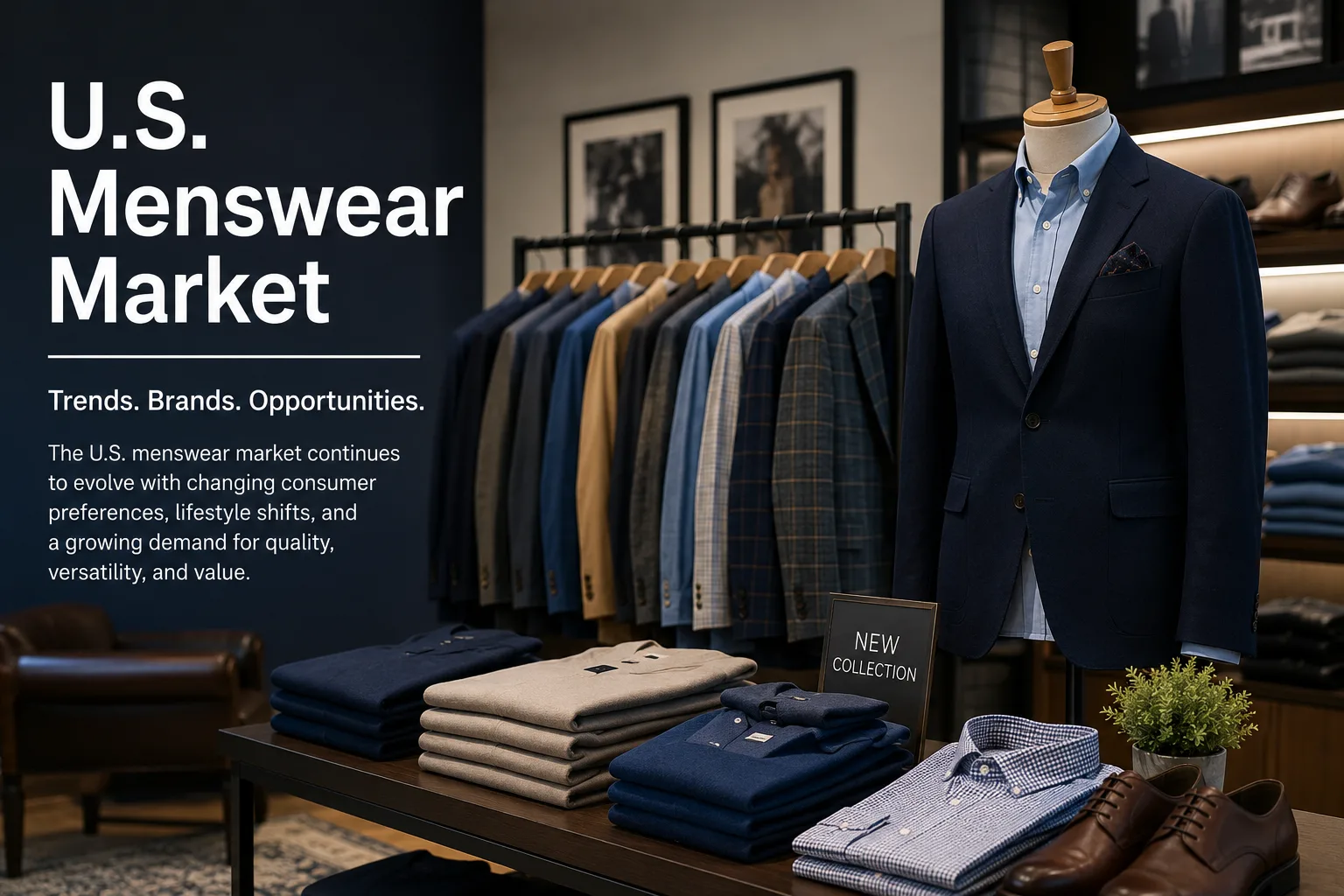 United States Menswear Market Worth USD 192.4 Billion by 2034, Growing at 2.40% CAGR