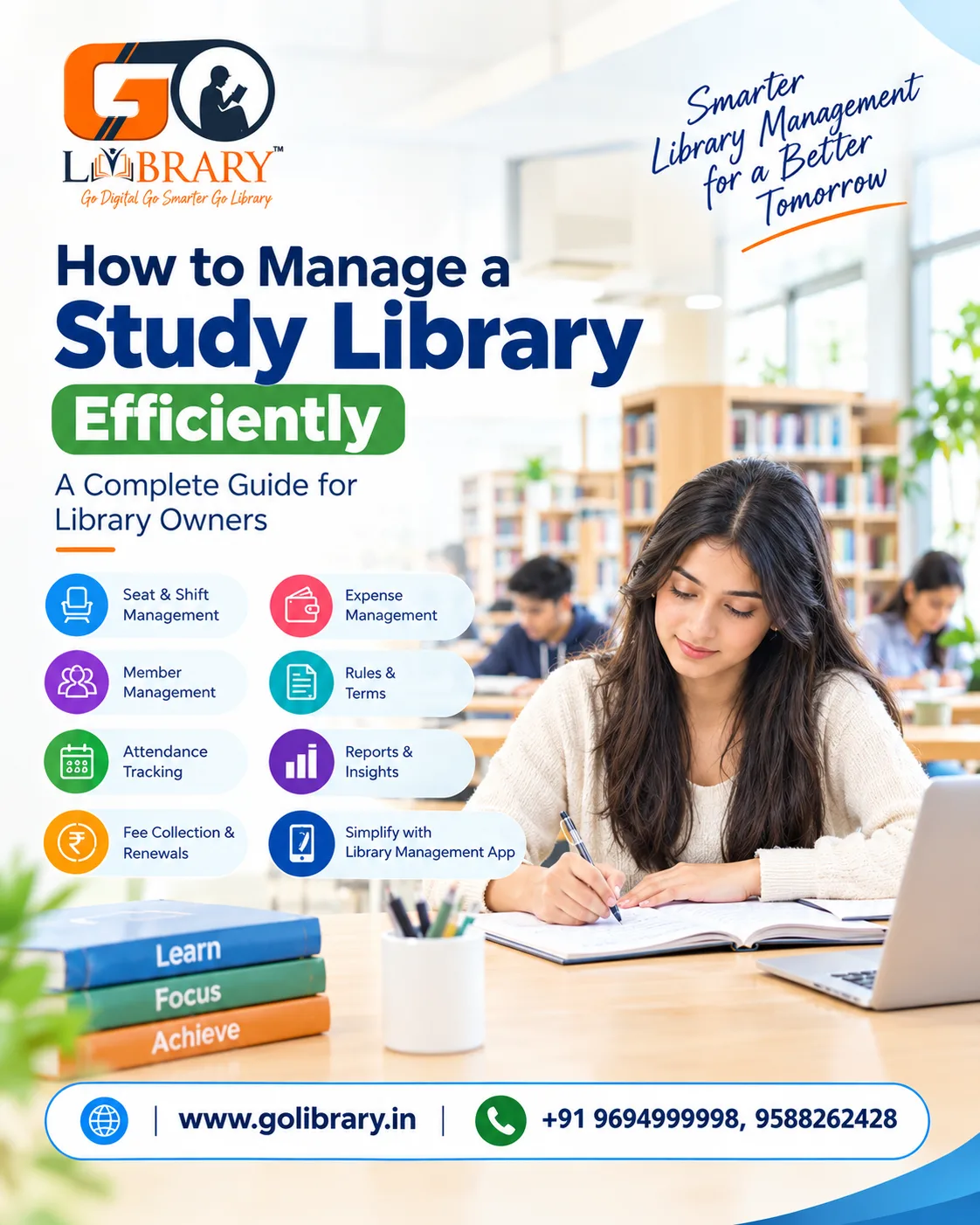 How to Manage a Study Library Efficiently: A Complete Guide for Library Owners