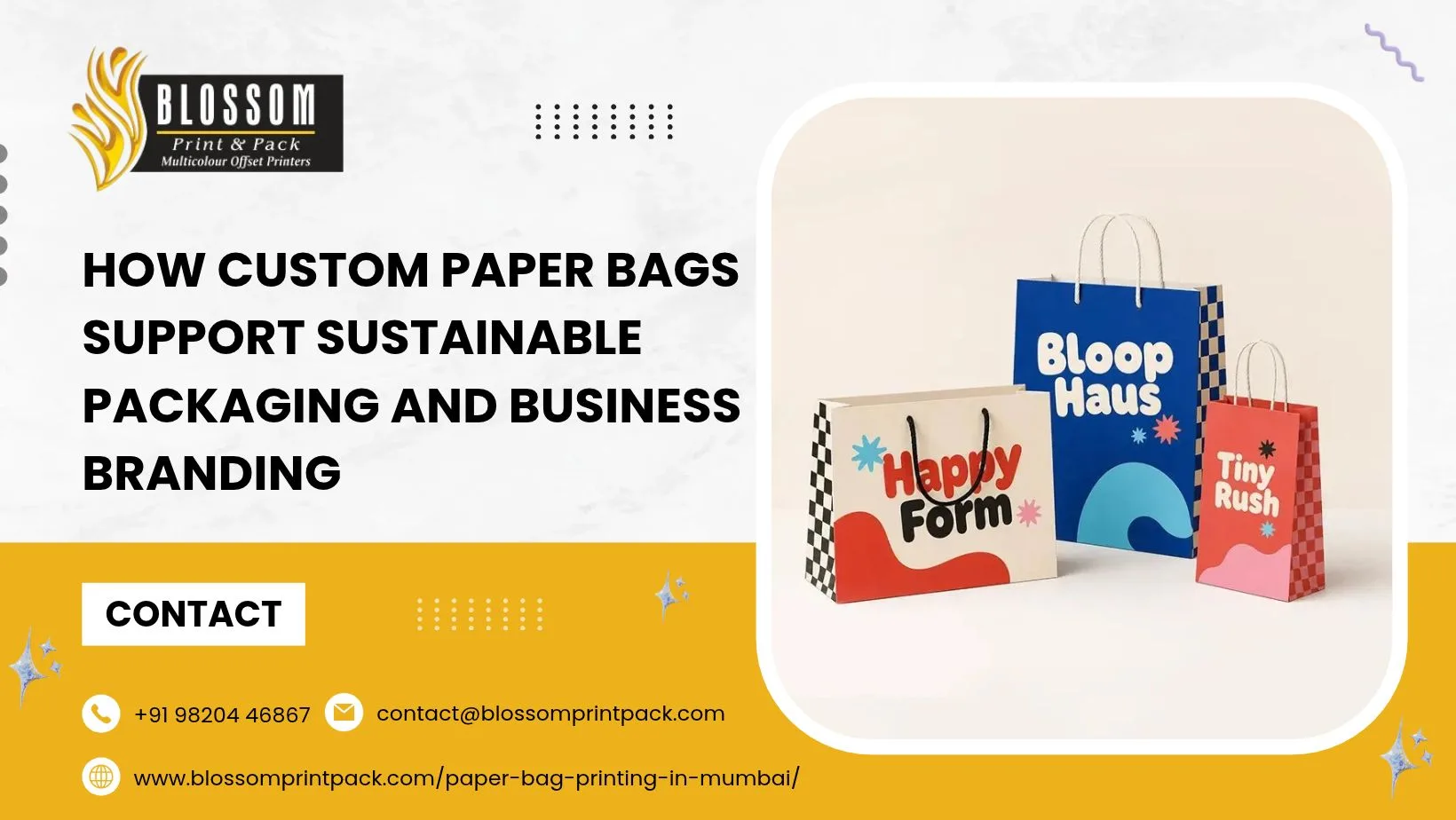 How Custom Paper Bags Support Sustainable Packaging and Business Branding