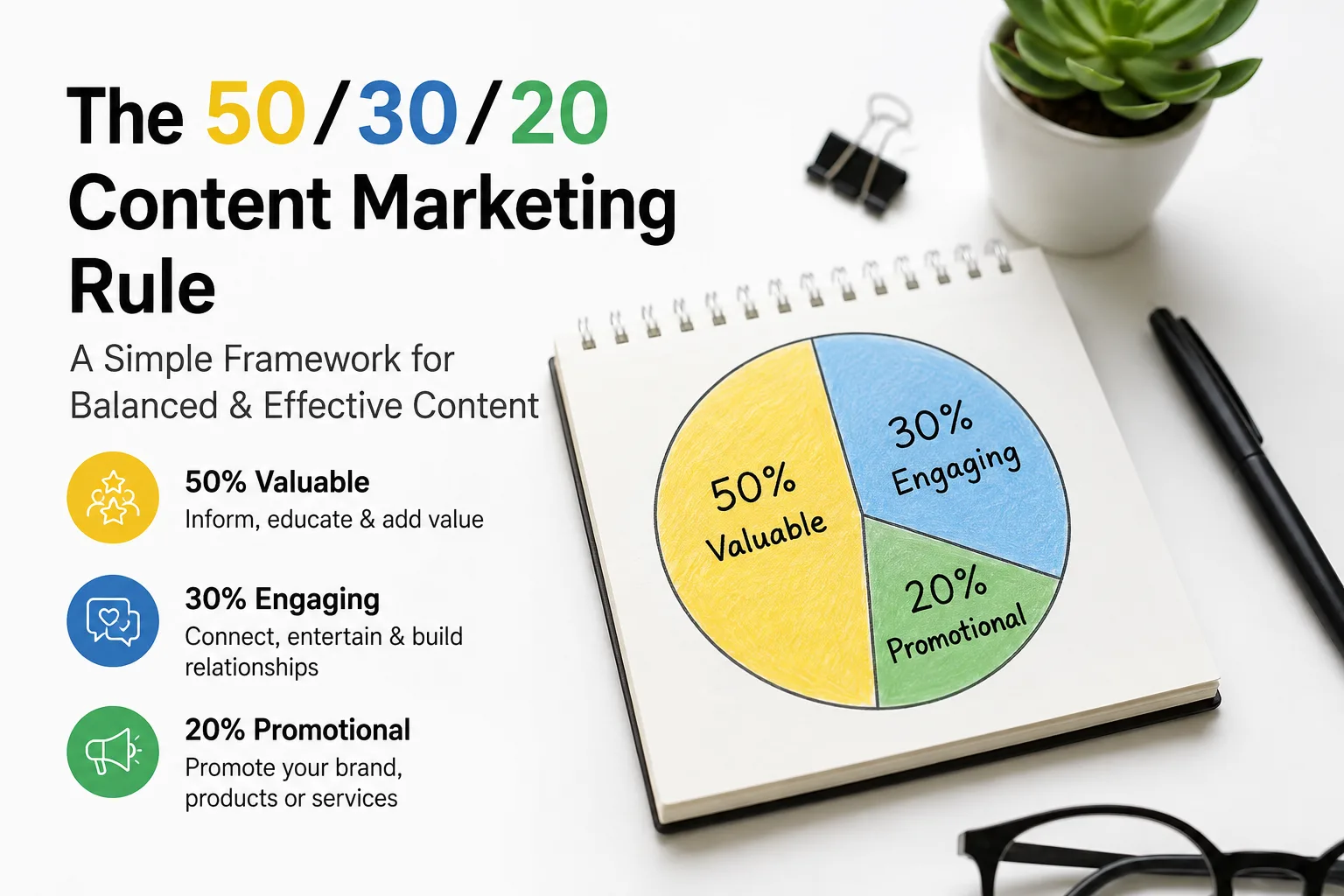 50/30/20 Content Marketing Rule for Better Engagement