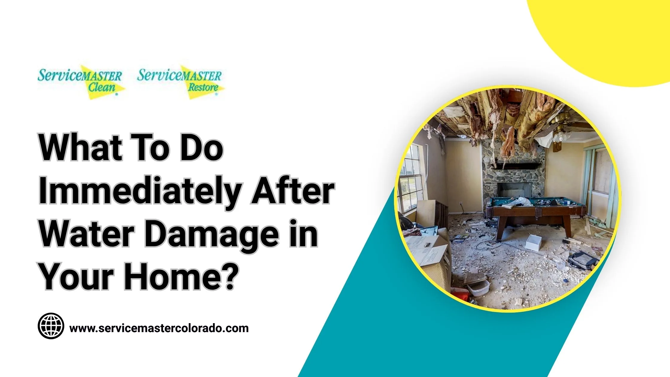 What To Do Immediately After Water Damage in Your Home?