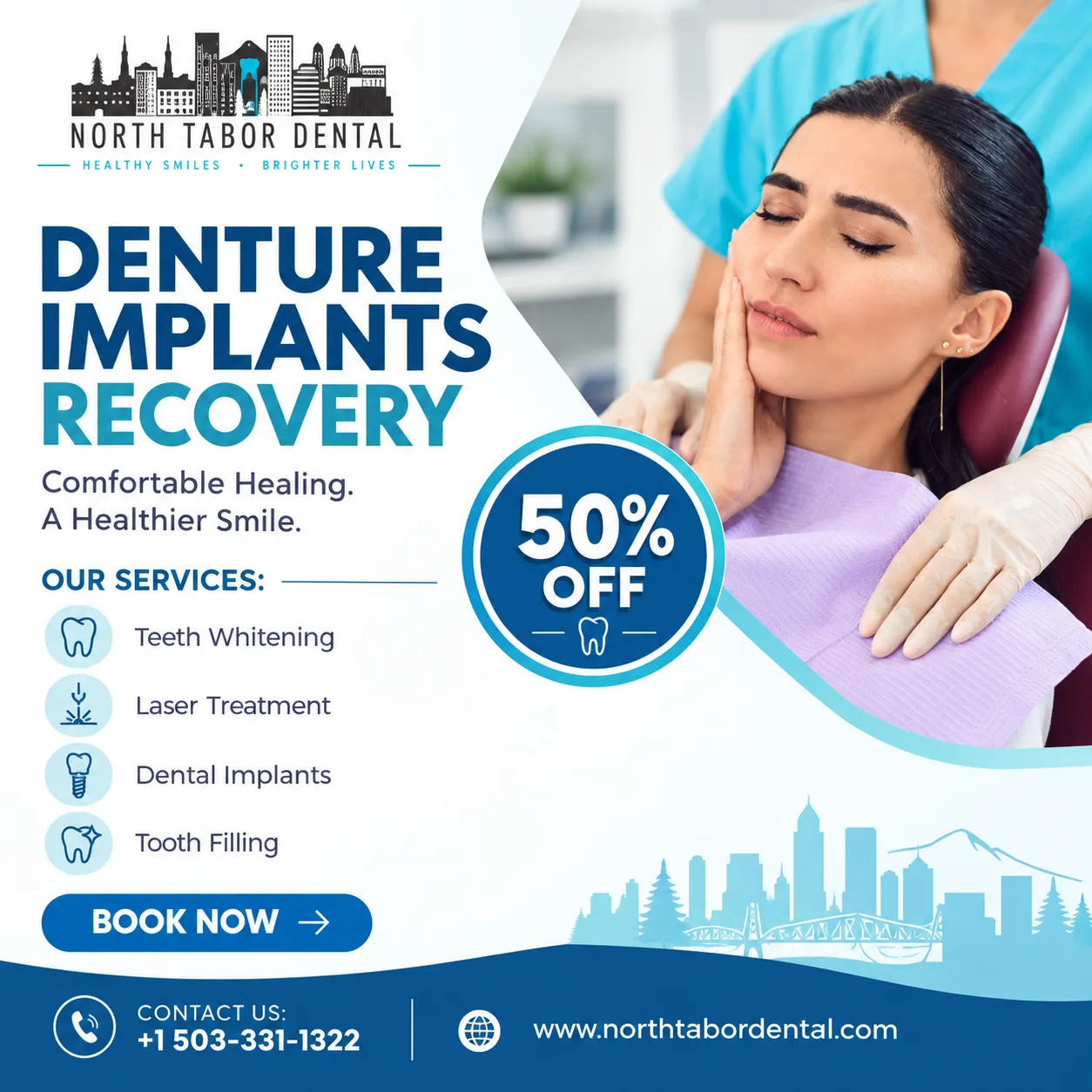 How to Speed Up Your Denture Implants Recovery Safely?