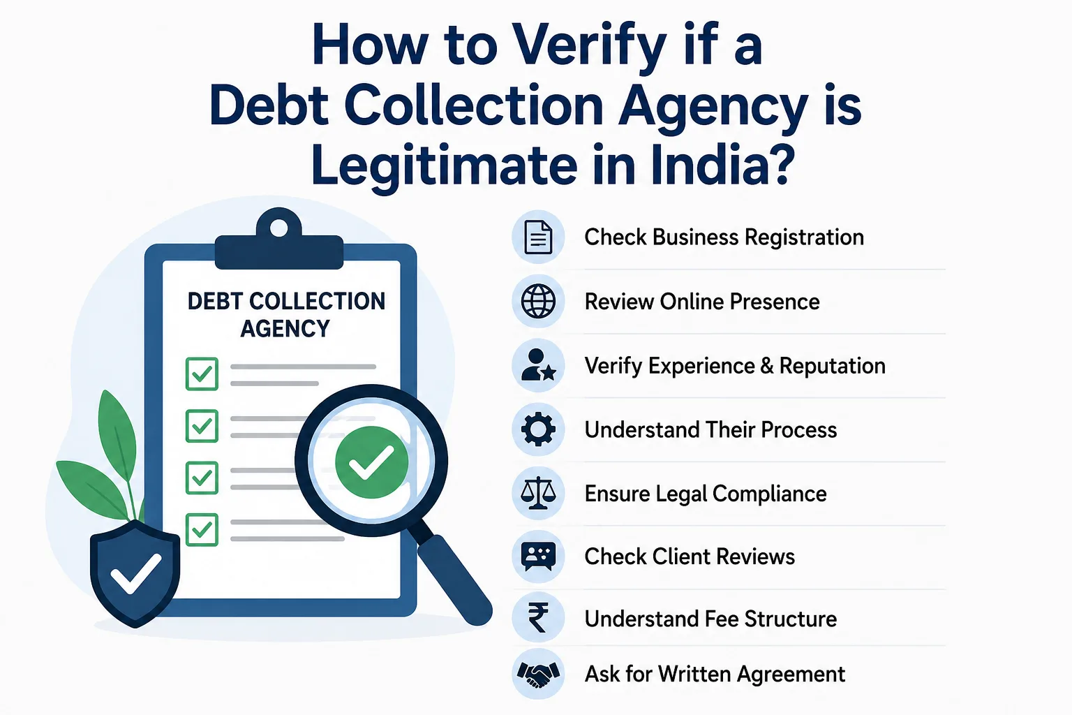 How to Verify if a Debt Collection Agency is Legitimate in India?