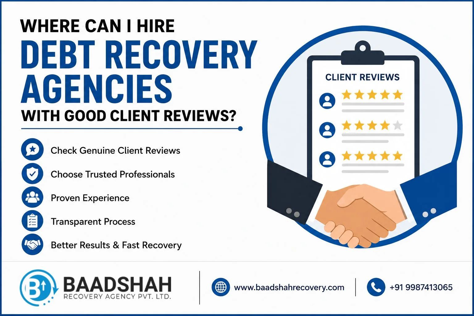 Where Can I Hire Debt Recovery Agencies With Good Client Reviews?