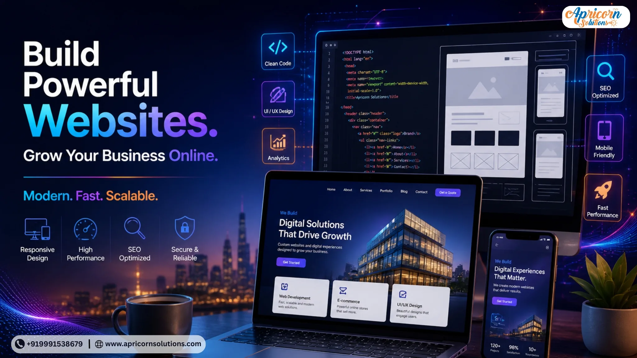 Build a Strong Digital Presence with Apricorn Solutions