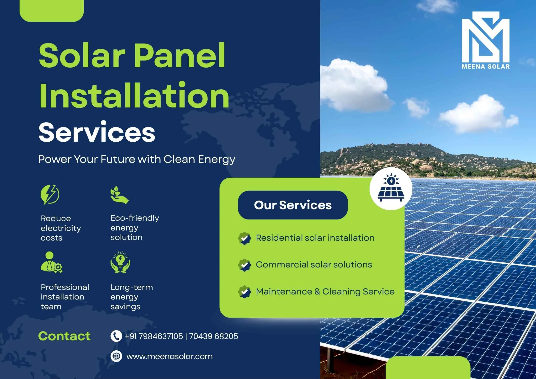Best Residential Solar Installation in Ahmedabad – Meena Solar