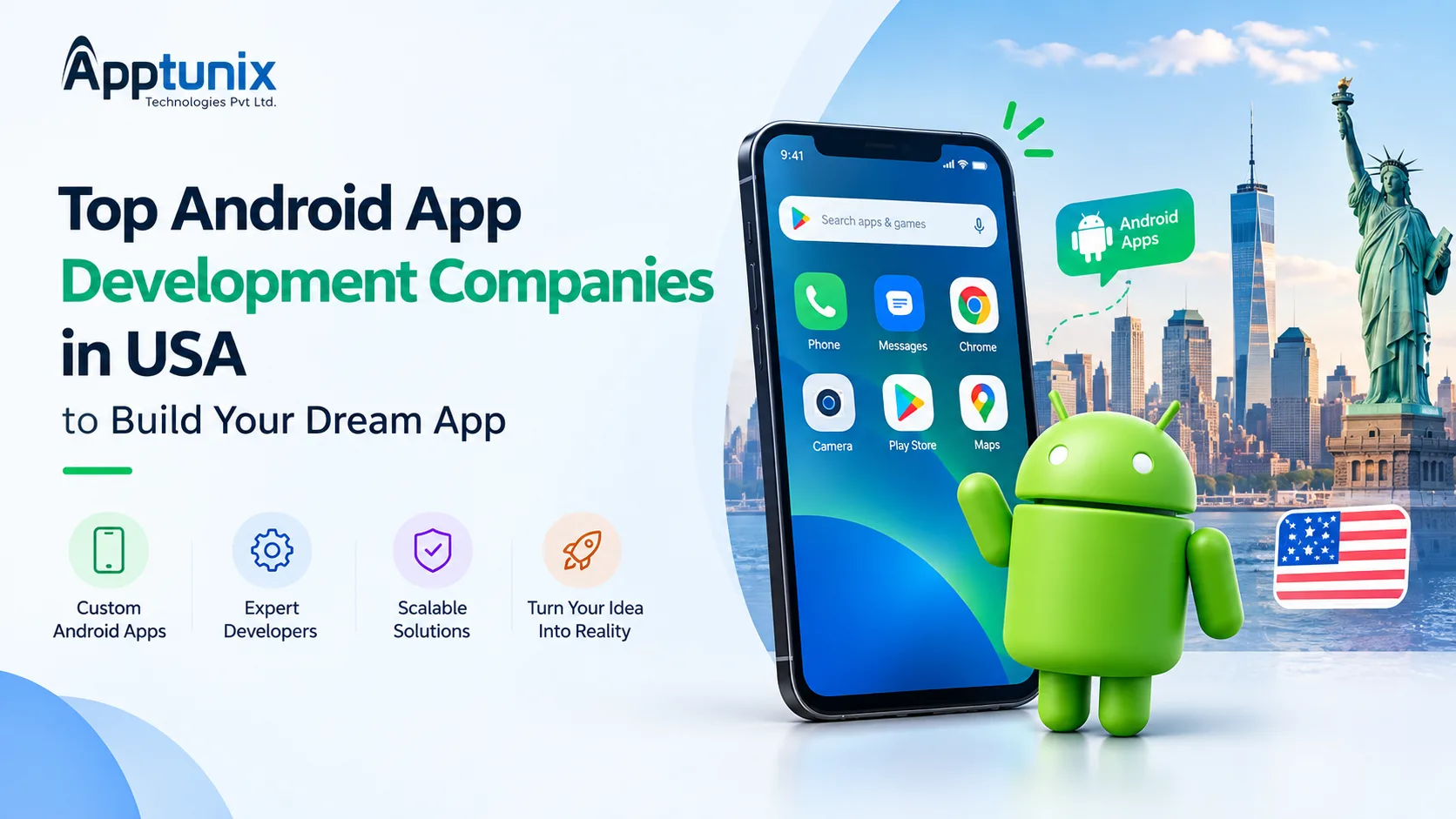 Top 8 Android App Development Companies in USA to Build Your Dream App