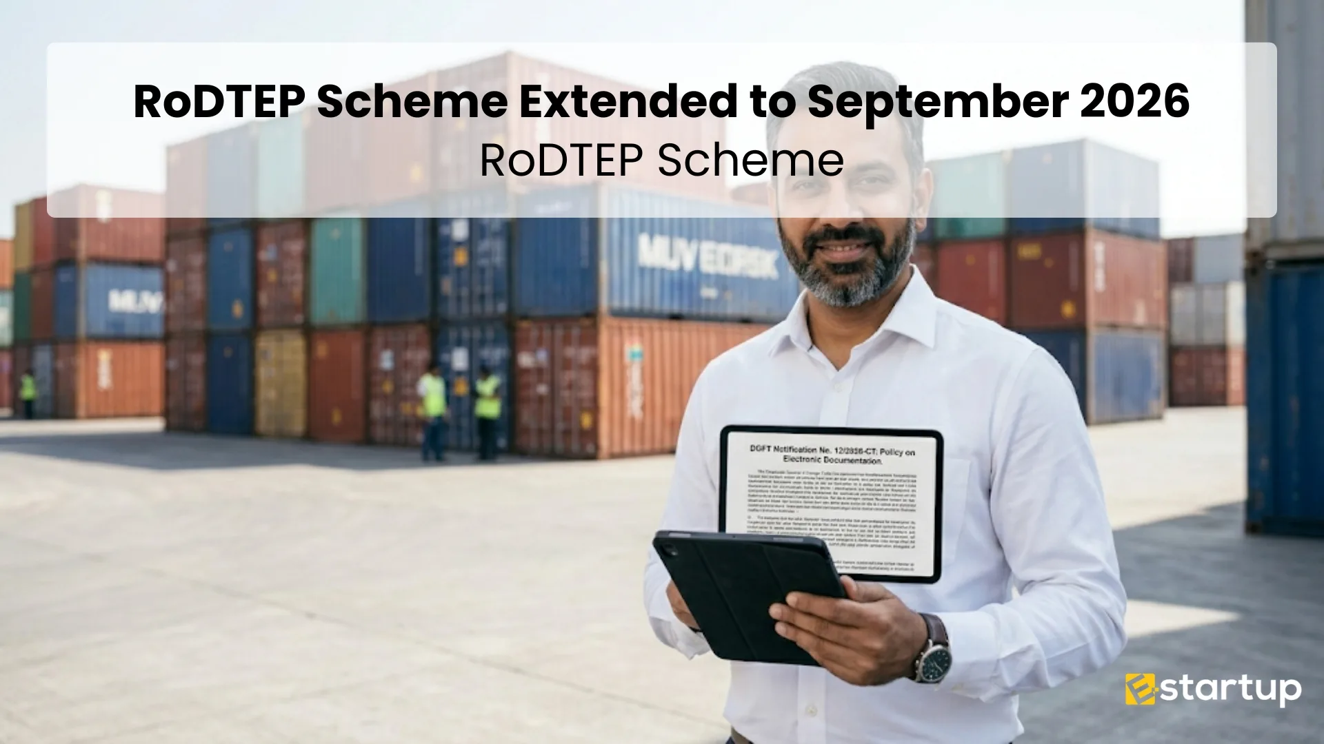 RoDTEP Scheme Extended to September 2026: Every Exporter Must Do Now
