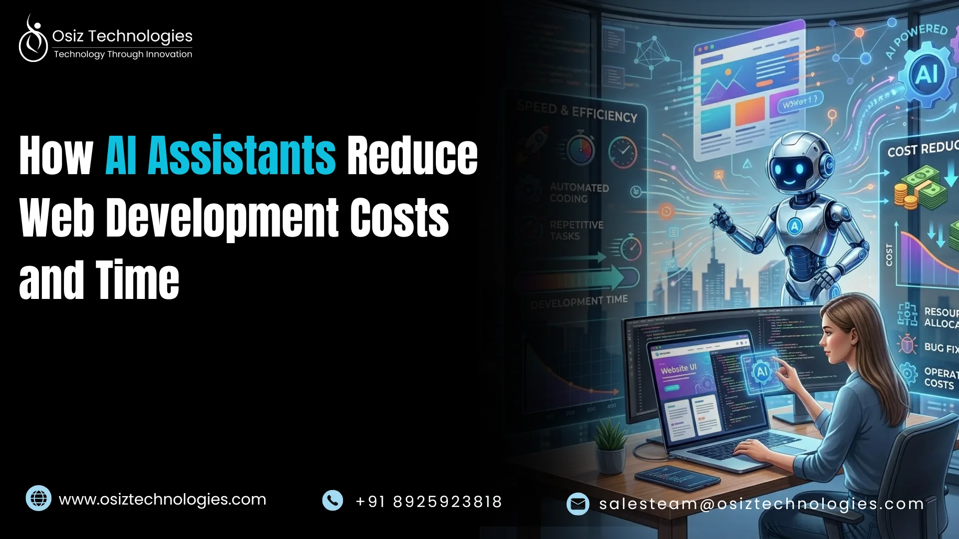 How AI Assistants Reduce Web Development Costs and Time