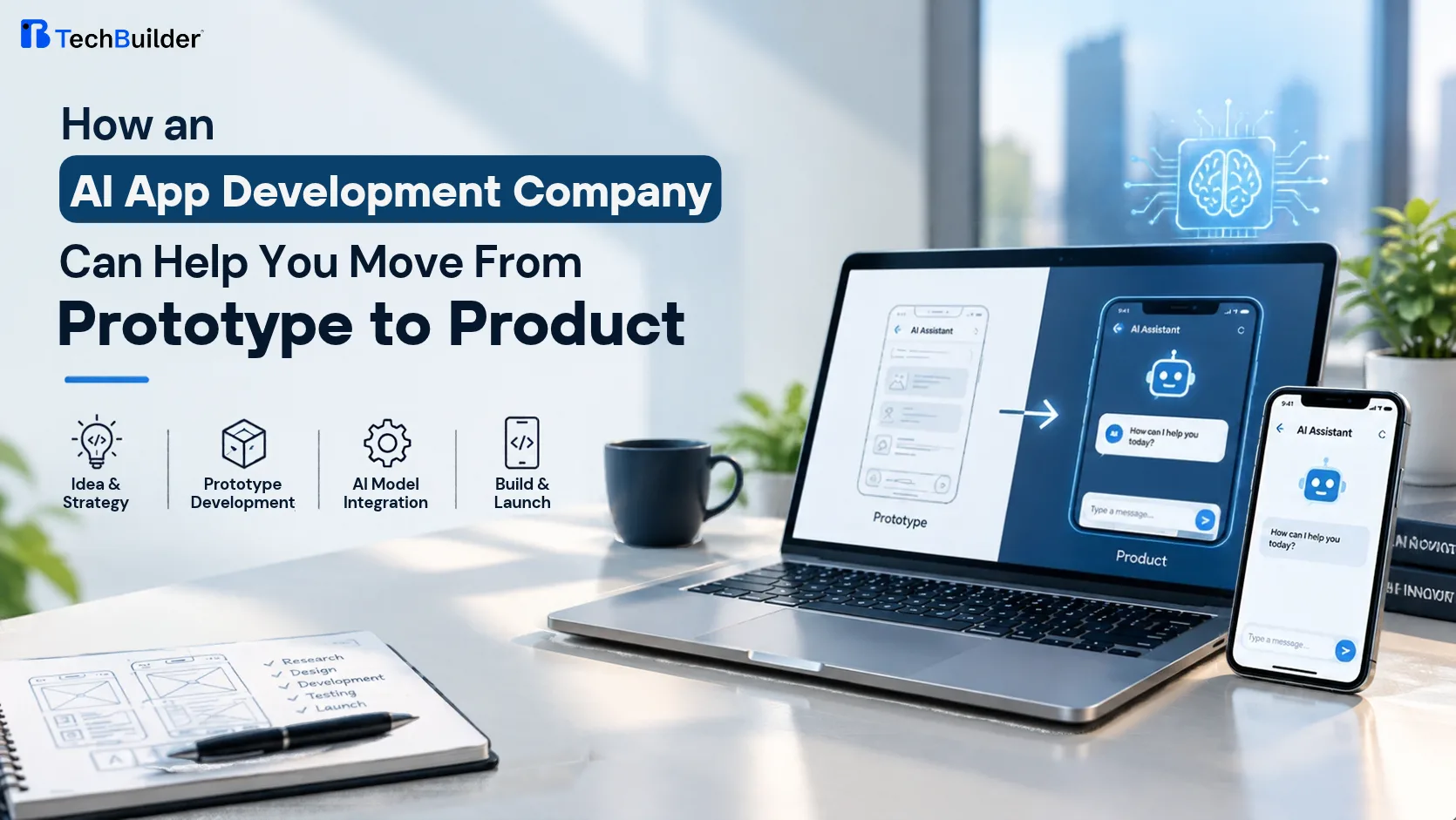 How an AI App Development Company Can Help You Move From Prototype to Product