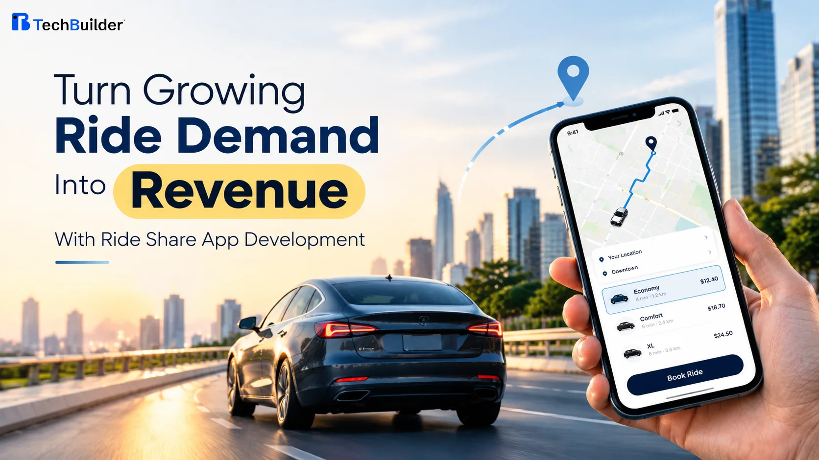 Turn Growing Ride Demand Into Revenue With Ride Share App Development