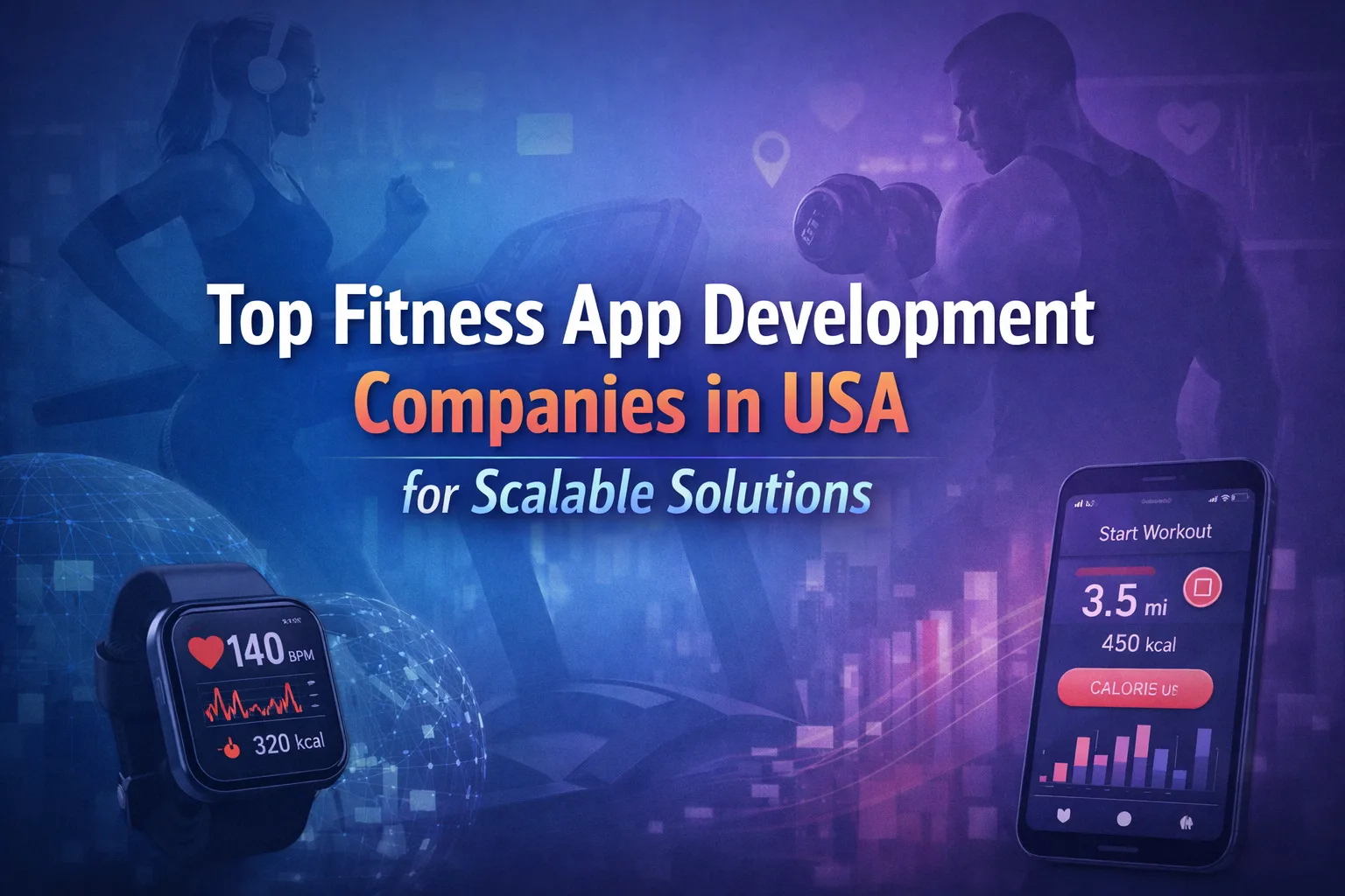 Top Fitness App Development Companies in USA for Scalable Solutions