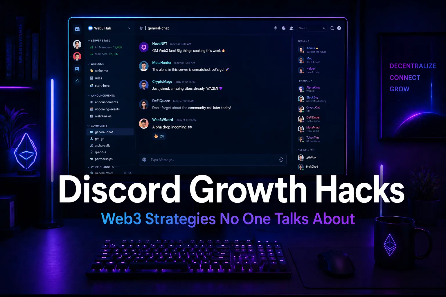 Discord Growth Hacks No One Talks About in Web3
